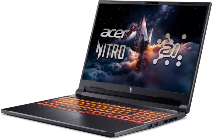 Acer Notebook Nitro V 16 ANV16-61 16" WUXGA IPS, AMD R5-340, 16GB, F512GB, NVD4050-6, Lin, black
