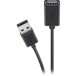 Belkin Cable USB-A - USB-AF (AM/AF) 1.8m Black