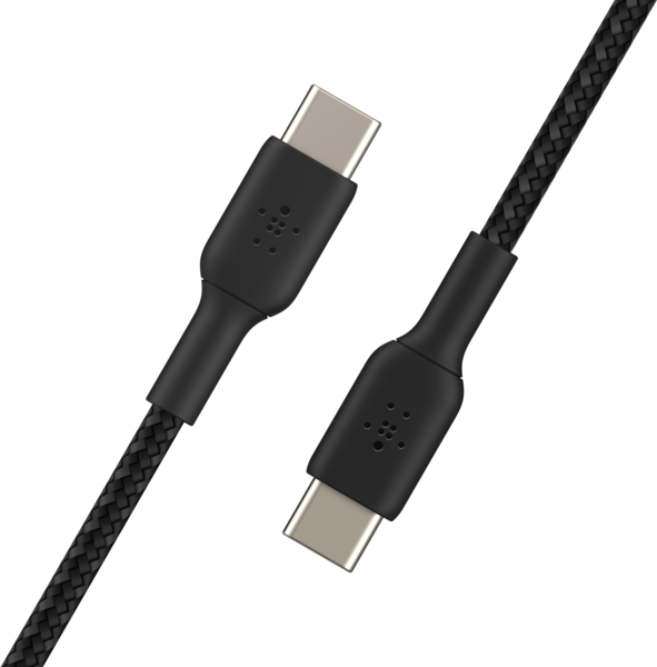 Belkin сable USB-C > USB-C charge/data, 1m, 60W, Type-C, BRAIDED, black