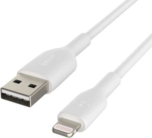 Belkin сable USB-A > Lightning charge/data, 1m, PVC, white