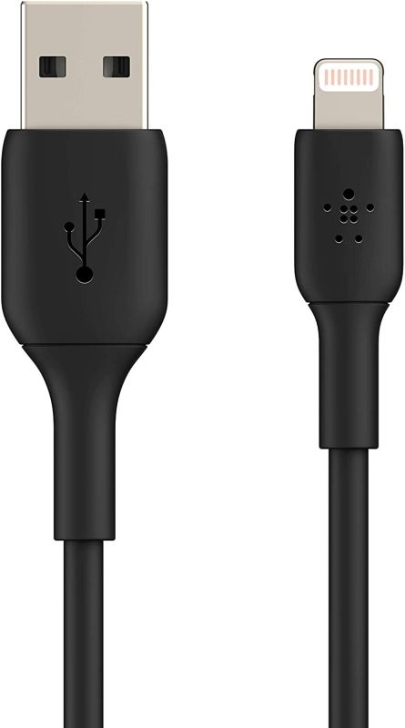 Кабель USB-A > Lightning зарядки/синхронизации Belkin, 1м, PVC, черный