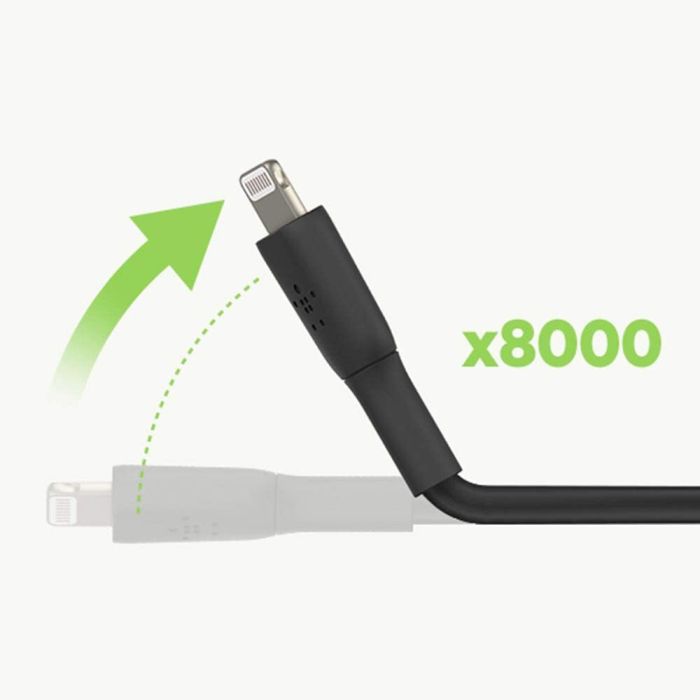 Кабель USB-A > Lightning зарядки/синхронизации Belkin, 1м, PVC, черный
