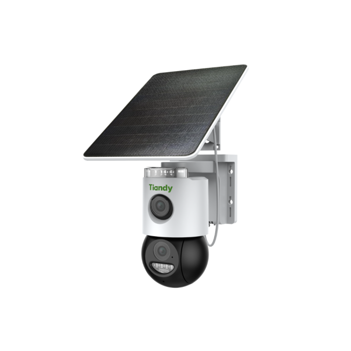 IP Camera  : 6MP, Fixed Color Maker 4G PT, 4mm, f/1.0, LED 20m, DC 5V, 10400mAh battery, Solar panel, IP65, speaker Tiandy TC-H363U