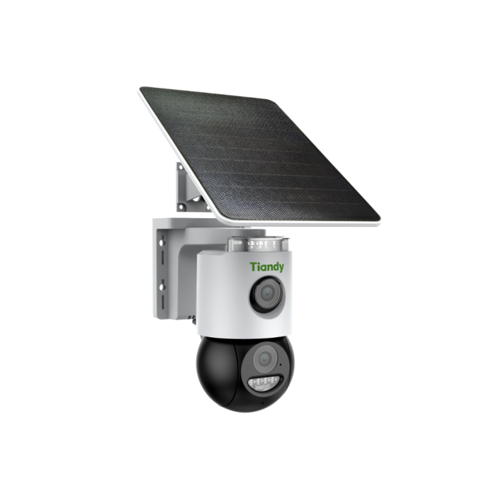 IP Camera  : 6MP, Fixed Color Maker 4G PT, 4mm, f/1.0, LED 20m, DC 5V, 10400mAh battery, Solar panel, IP65, speaker Tiandy TC-H363U