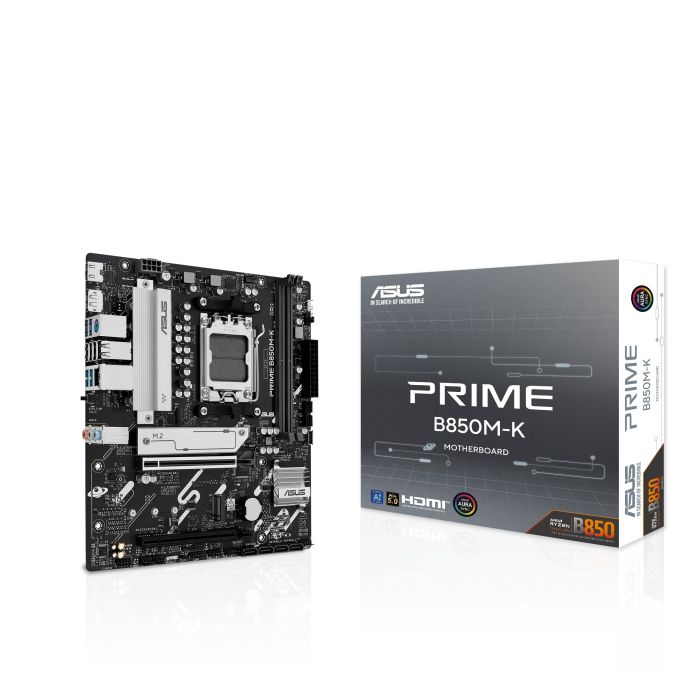 Материнcька плата ASUS PRIME B850M-K sAM5 B850 4xDDR5 M.2 HDMI DP mATX