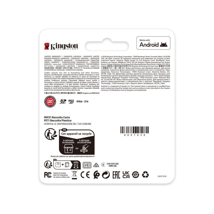 Kingston SD  256GB C10 UHS-I U3 V30 R200/W160MB/s