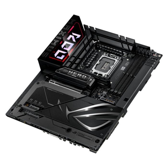 Материнcька плата ASUS ROG MAXIMUS Z890 HERO BTF s1851 Z890 4xDDR5 M.2 Thunderbolt HDMI Wi-Fi BT ATX BTF скрытое подключение разъемов