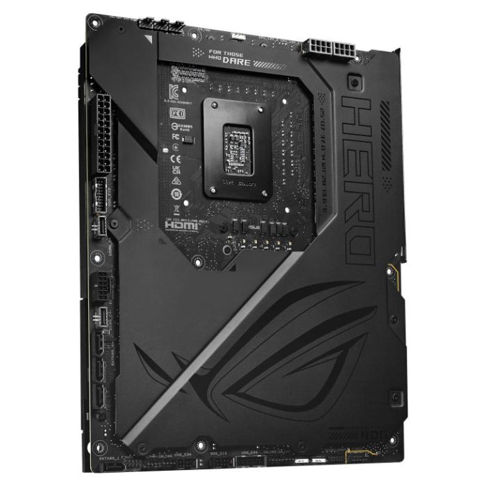 Материнcька плата ASUS ROG MAXIMUS Z890 HERO BTF s1851 Z890 4xDDR5 M.2 Thunderbolt HDMI Wi-Fi BT ATX BTF скрытое подключение разъемов