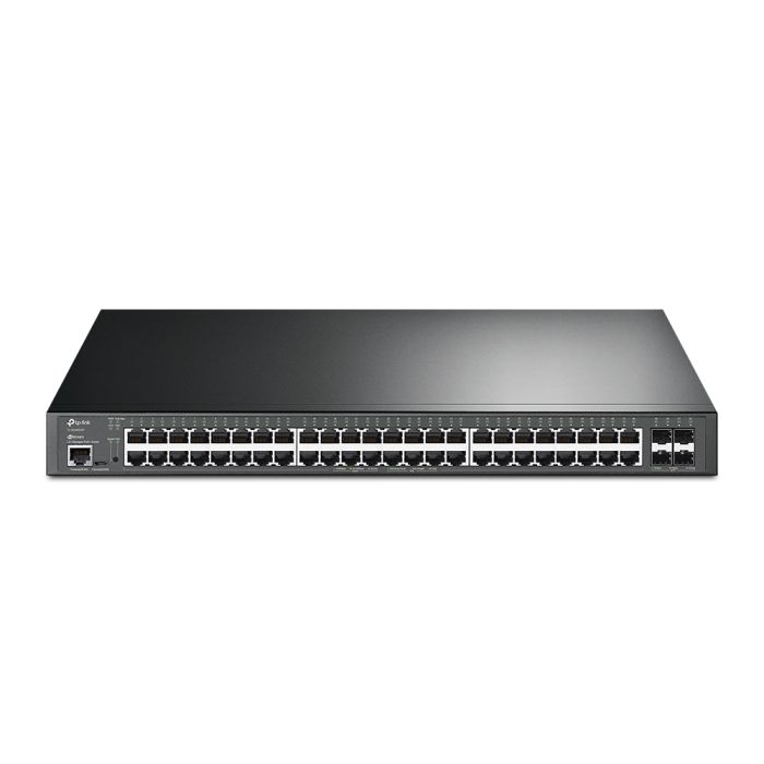Комутатор TP-LINK  48xGE (48xPoE), 4xSFP+, 500Вт, Керований L2 TP-Link SG3452XP