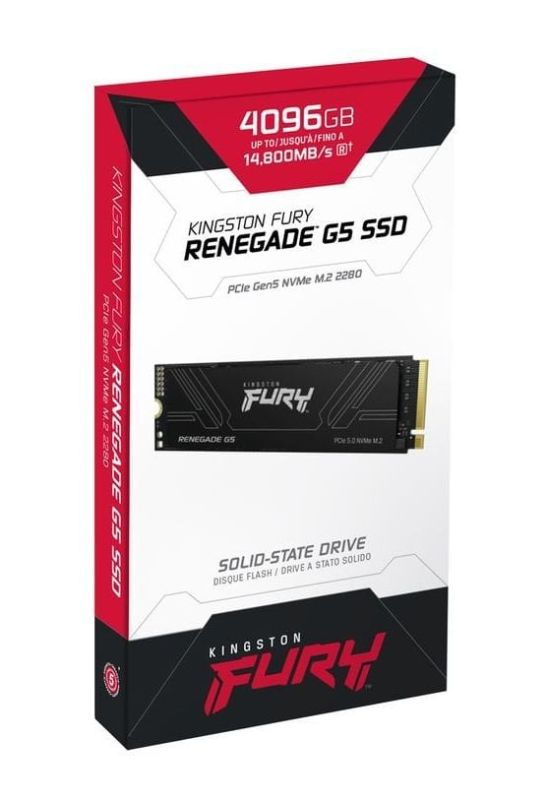 SSD Kingston M.2 4TB PCIe 5.0 FURY Renegade