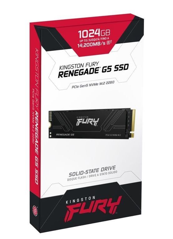 Накопитель SSD Kingston M.2 1TB PCIe 5.0 FURY Renegade