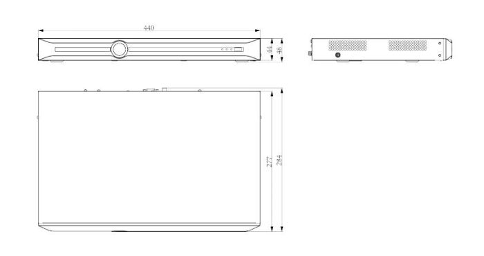Tiandy NVR TC-R3210 Spec:I/B/P8/K/V3.1, 10ch, 2HDD, 8PoE, 4K
