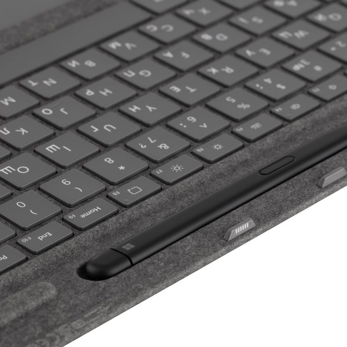 Клавиатура для планшета Surface Pro со стилусом Surface Pro Keyboard with Slim Pen, серебро