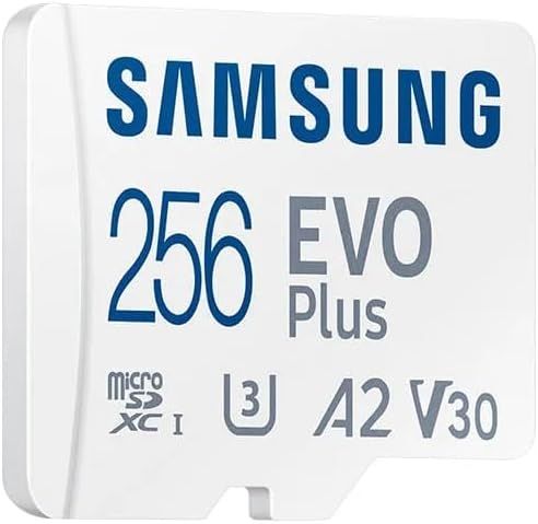 Samsung microSD 256GB C10 UHS-I  R130MB/s Evo Plus + SD