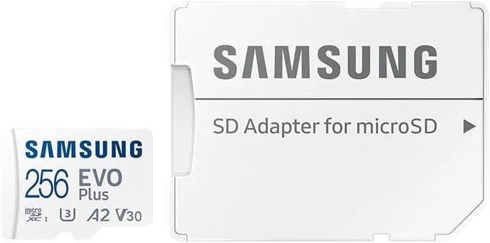 Samsung microSD 256GB C10 UHS-I  R130MB/s Evo Plus + SD
