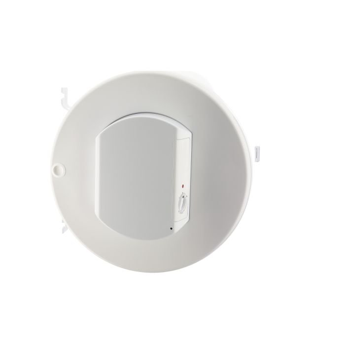 Electric water heater TIKI round GBH, 100L, 2kW, dry, horizontal mounting, mechanical control, D, white, 700180