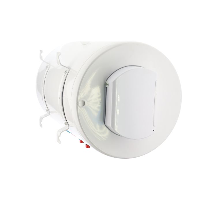 Electric water heater TIKI round GBH, 100L, 2kW, dry, horizontal mounting, mechanical control, D, white, 700180