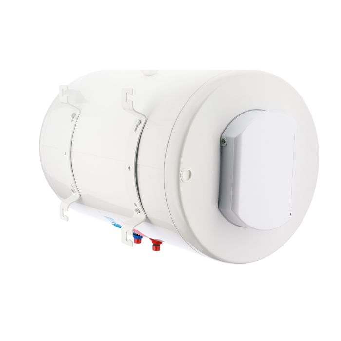 Electric water heater TIKI round GBH, 100L, 2kW, dry, horizontal mounting, mechanical control, D, white, 700180