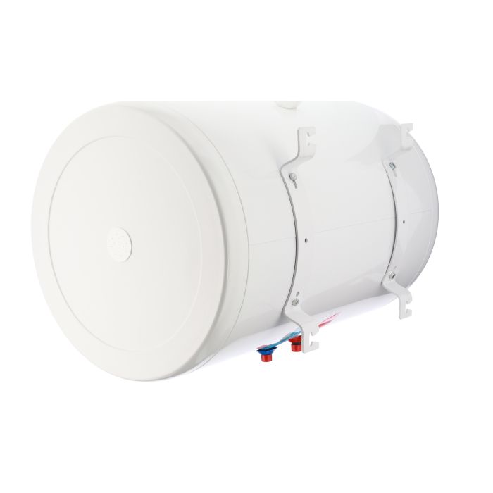 Electric water heater TIKI round GBH, 100L, 2kW, dry, horizontal mounting, mechanical control, D, white, 700180