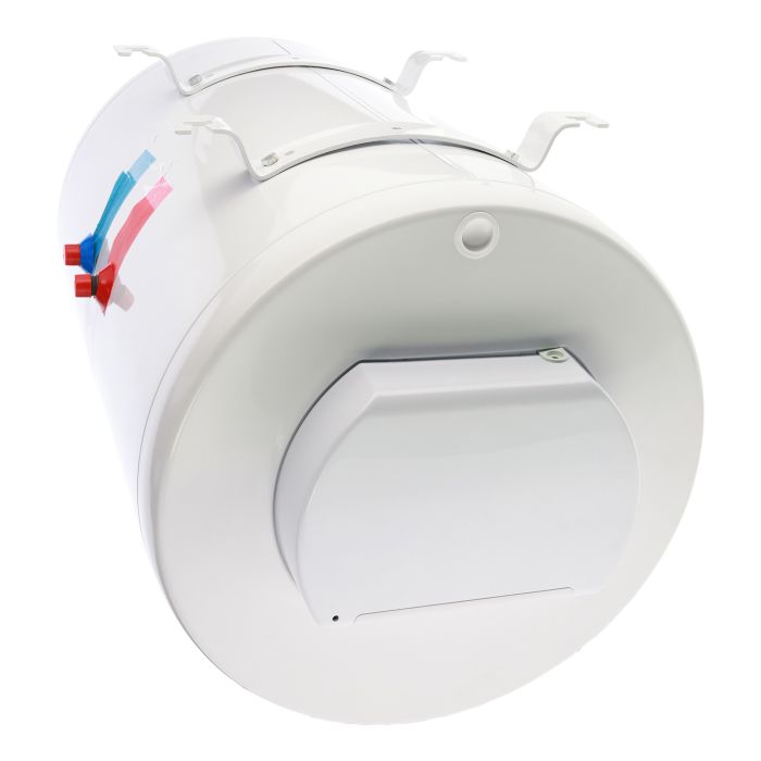 Electric water heater TIKI round GBH, 100L, 2kW, dry, horizontal mounting, mechanical control, D, white, 700180