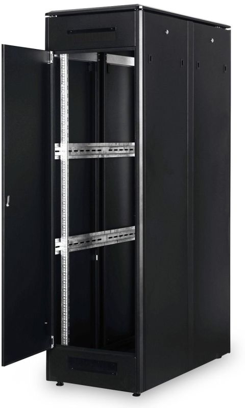 Шкаф DIGITUS 19", 42U, Network Unique, 600x1200 мм, 800кг максимально, черный