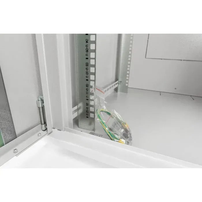 Шафа DIGITUS 19", 16U, Wall Mounting Dynamic Basic, 600x600 мм, 60кг максимально, сіра