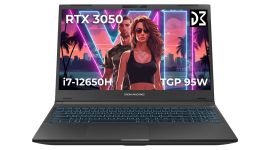 Ноутбук Dream Machines RG3050-15 15.6FHD IPS, Intel i7-12650H, 32GB, F1TB, NVD3050-4, DOS, чорний