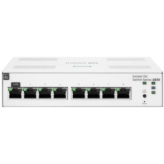Комутатор HPE Aruba Instant On 1830 8G Switch, 8xGE, LT Warranty