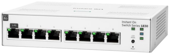 Комутатор HPE Aruba Instant On 1830 8G Switch, 8xGE, LT Warranty