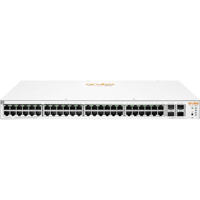 Комутатор HPE Aruba Instant On 1930 48G Class4 PoE 4SFP/SFP+ 370W, 48xGE, 4xGE SFP ports, LT Warranty