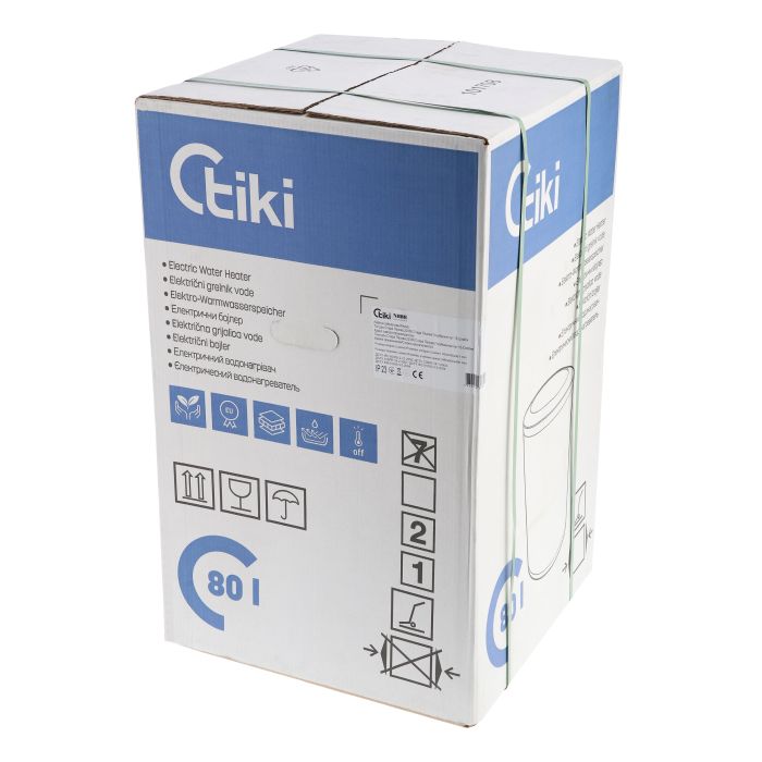 Водонагреватель TIKI круглый TGR, 80 л, мех. упр-ние, 700172