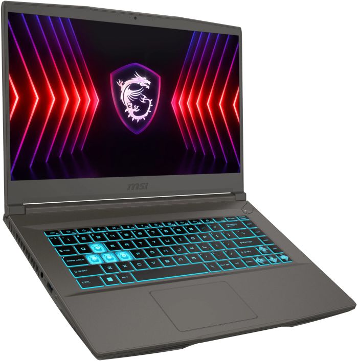 Ноутбук MSI Thin B12UC 15.6 FHD, Intel i5-12450H, 16GB, F1TB, NVD3050-4, DOS, черный