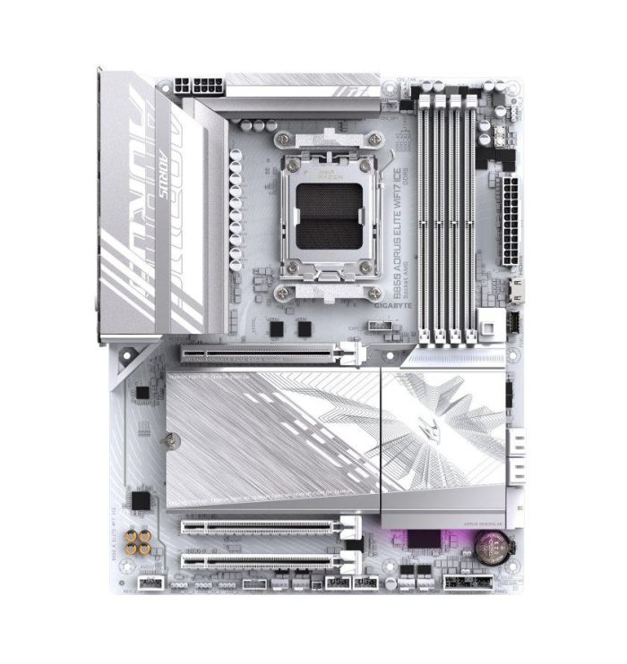Материнская плата GIGABYTE B850 A ELITE WF7 ICE sAM5 B850 4xDDR5 M.2 Wi-Fi BT DP Type-C ATX