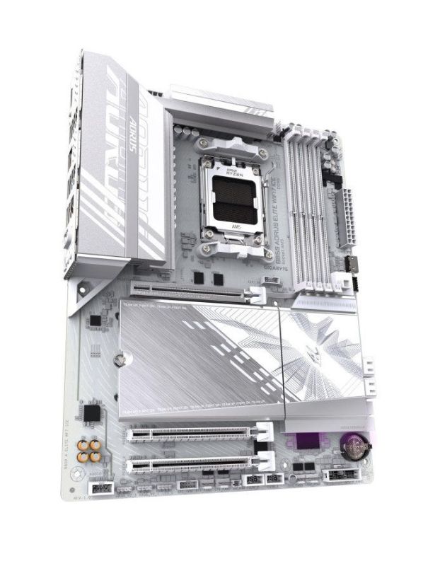 Материнская плата GIGABYTE B850 A ELITE WF7 ICE sAM5 B850 4xDDR5 M.2 Wi-Fi BT DP Type-C ATX