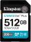Карта пам'яті Kingston SD  512GB C10 UHS-I U3 V30 R200/W160MB/s