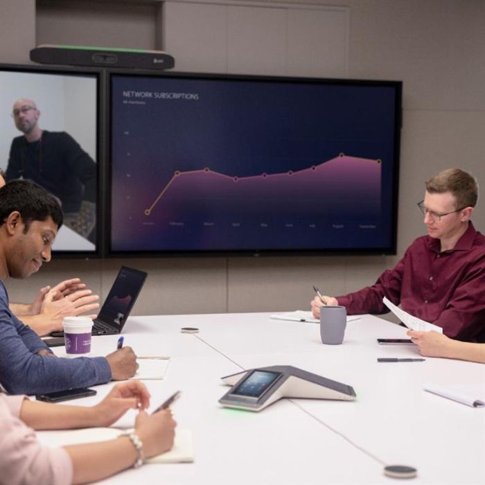 SIP-конференц телефон Poly Trio C60, RJ45, USB-A, Micro USB, Bluetooth 4.2, WiFi, PoE, серый