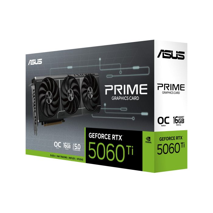ASUS Graphic Card GeForce RTX 5060 Ti 16GB GDDR7 OC PRIME-RTX5060TI-O16G