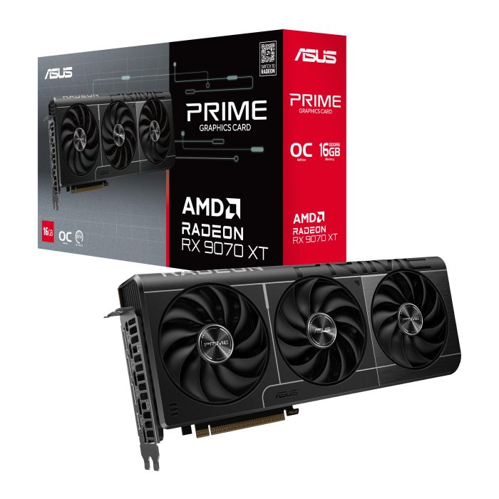 ASUS Graphic Card Radeon RX 9070 XT 16GB GDDR6 OC PRIME-RX9070XT-O16G