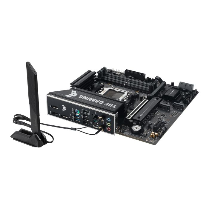 Материнcкая плата ASUS TUF GAMING B850M-E WIFI sAM5 B850 4xDDR5 M.2 HDMI DP WiFi BT mATX