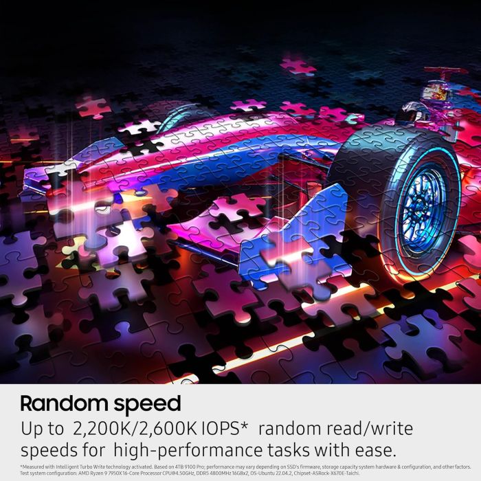 SSD Samsung  M.2 2TB PCIe 5.0 9100PRO + Heatsink