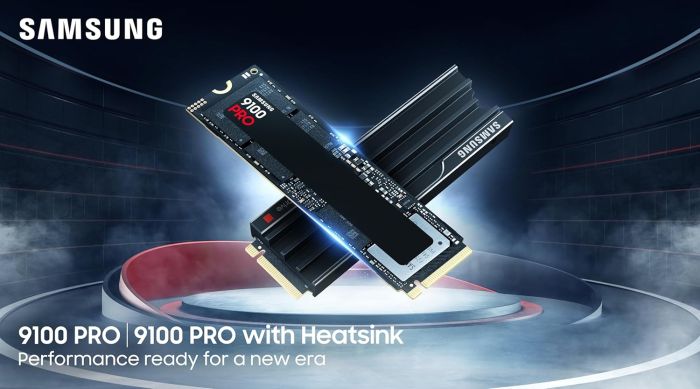 Накопитель SSD Samsung  M.2 4TB PCIe 5.0 9100PRO+ радиатор
