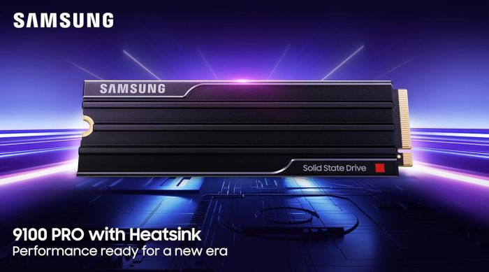 Накопитель SSD Samsung  M.2 4TB PCIe 5.0 9100PRO+ радиатор