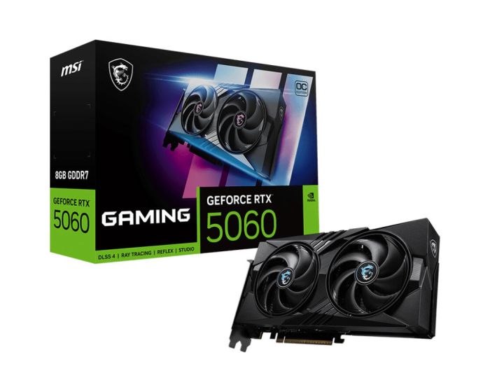 Видеокарта MSI GeForce RTX 5060 8GB GDDR7 GAMING OC