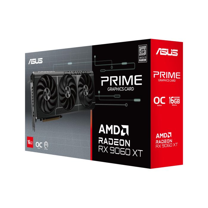 ASUS Radeon RX 9060 XT 16GB GDDR6 OC PRIME-RX9060XT-O16G
