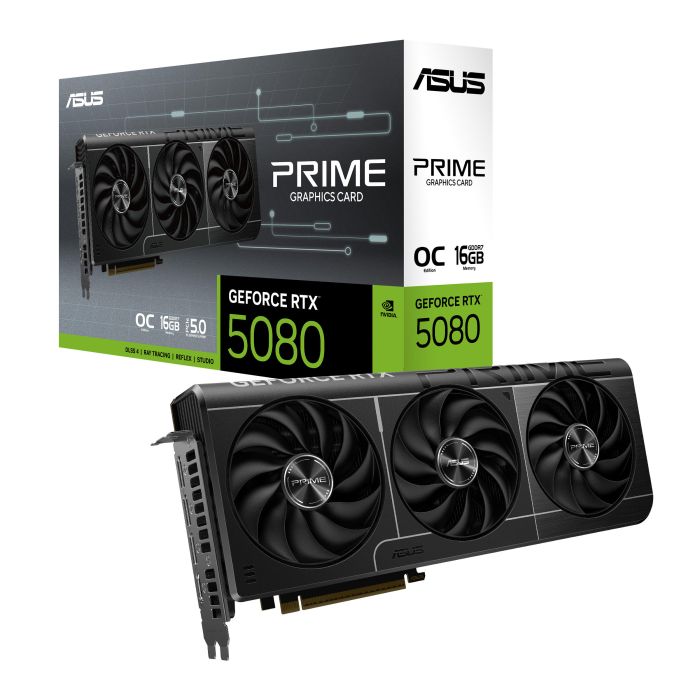 Видеокарта ASUS GeForce RTX 5080 16GB GDDR7 OC PRIME-RTX5080-O16G