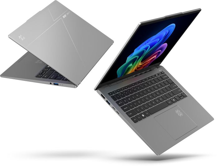 Ноутбук Acer Swift Go 14 SFG14-64 14" WUXGA OLED, AMD R5-340, 16GB, F512GB, UMA, Win11, серебристый