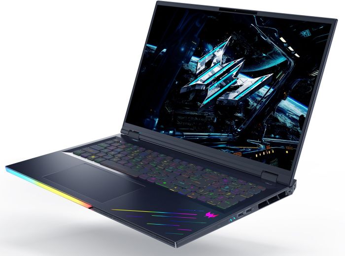 Ноутбук Acer Predator Helios 18 PH18-73 18" WQXGA IPS, Intel U9-275HX, 64GB, F2TB, NVD5080-16, Lin, чорний