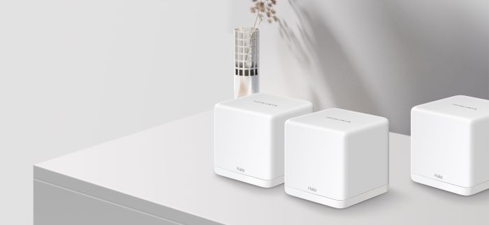 MERCUSYS Router Halo H60X AX1500, 3xGE LAN/WAN, 3pcs