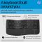 HP Keyboard membrane 680 Comfort Dual-Mode 111key, BT, EN/UK, black