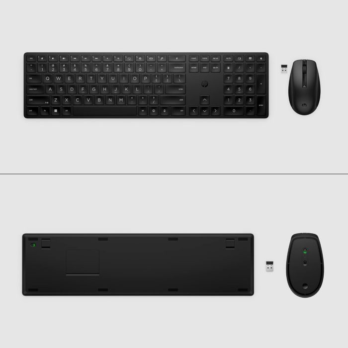 HP Combo keyboard and mouse НР 650, WL, EN/UK, black